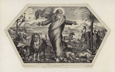La Creazione degli Animali da Raffaello Sanzio Raphael